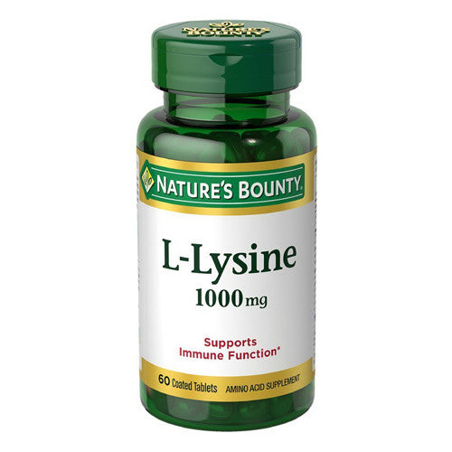 Natures Bounty L-Lysine 1000Mg Tablets, 60 Ea